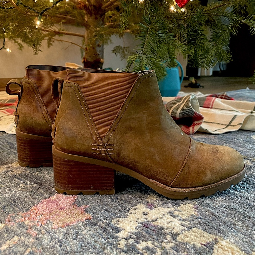 Sorel Brown Ankle Boots